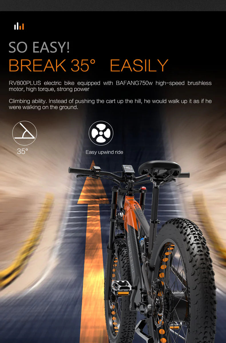 LANKELEISI RV800 Plus 750W Mountain E-Bike