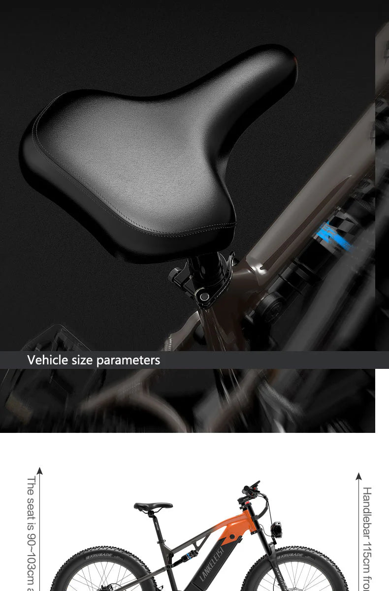LANKELEISI RV800 Plus 750W Mountain E-Bike