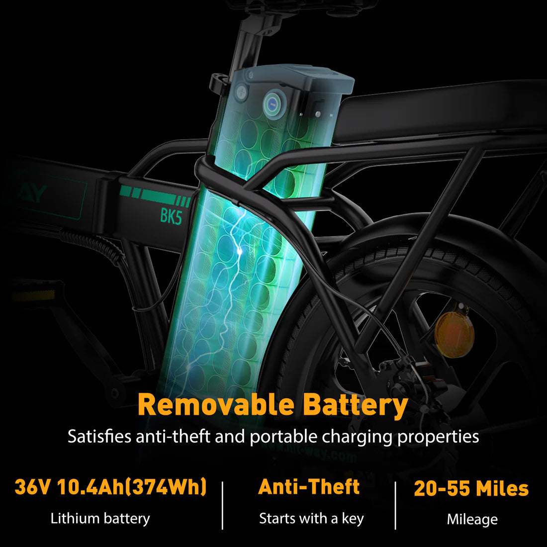 Hitway BK5 Folding Electric BikeLift Up E-Bike£460.00
