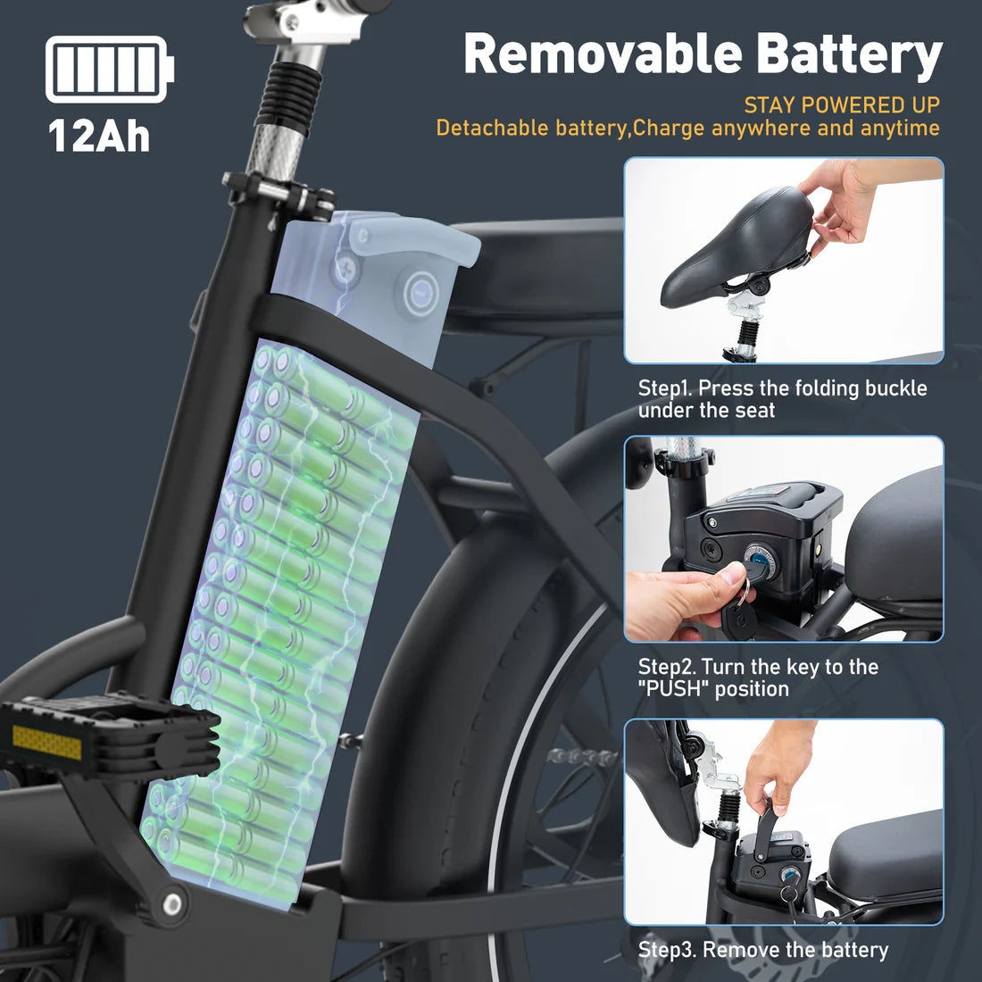 HITWAY BK6S Folding Electric BikeLift Up E-Bike£649.0HITWAY BK6S Folding Electric Bike