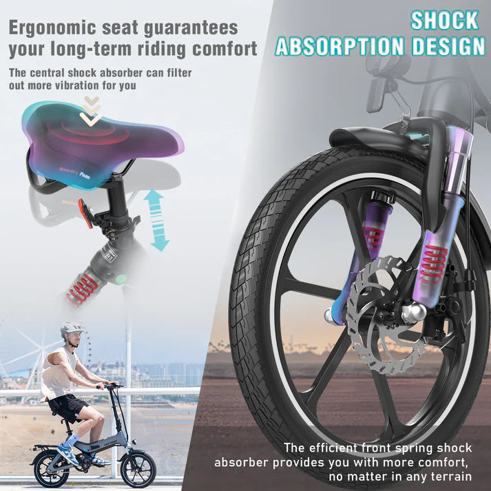 HITWAY BK2 Folding Electric-BikeLift Up E-Bike£489.00