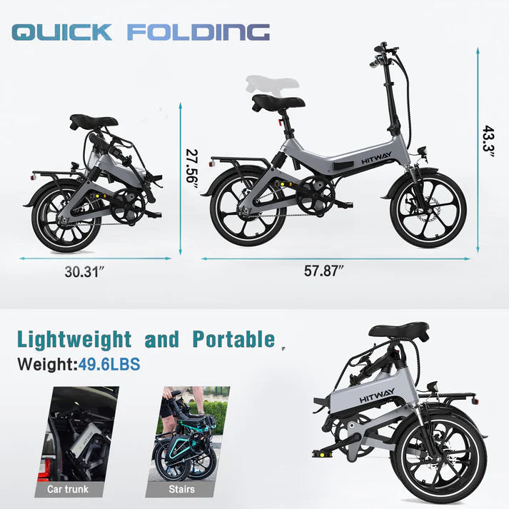 HITWAY BK2 Folding Electric-BikeLift Up E-Bike£489.00