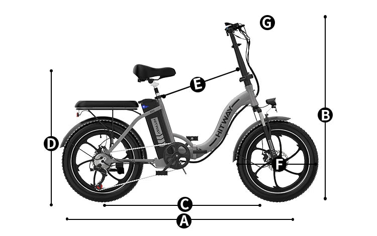 HITWAY BK6S Folding Electric BikeLift Up E-Bike£649.0HITWAY BK6S Folding Electric Bike