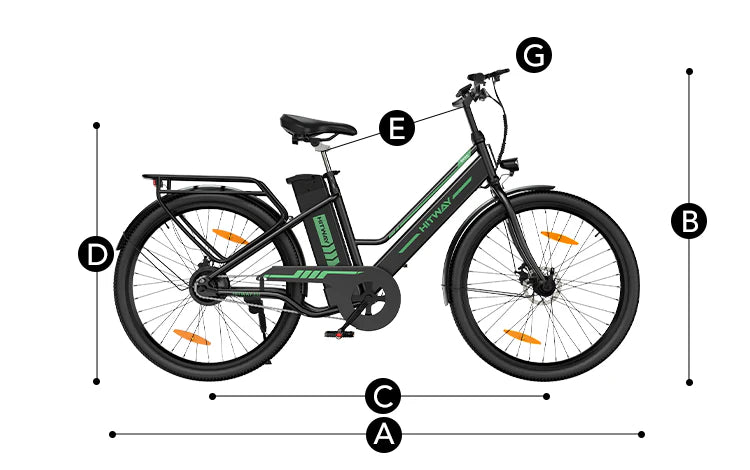 HITWAY BK 8S Electric Bike Commuter