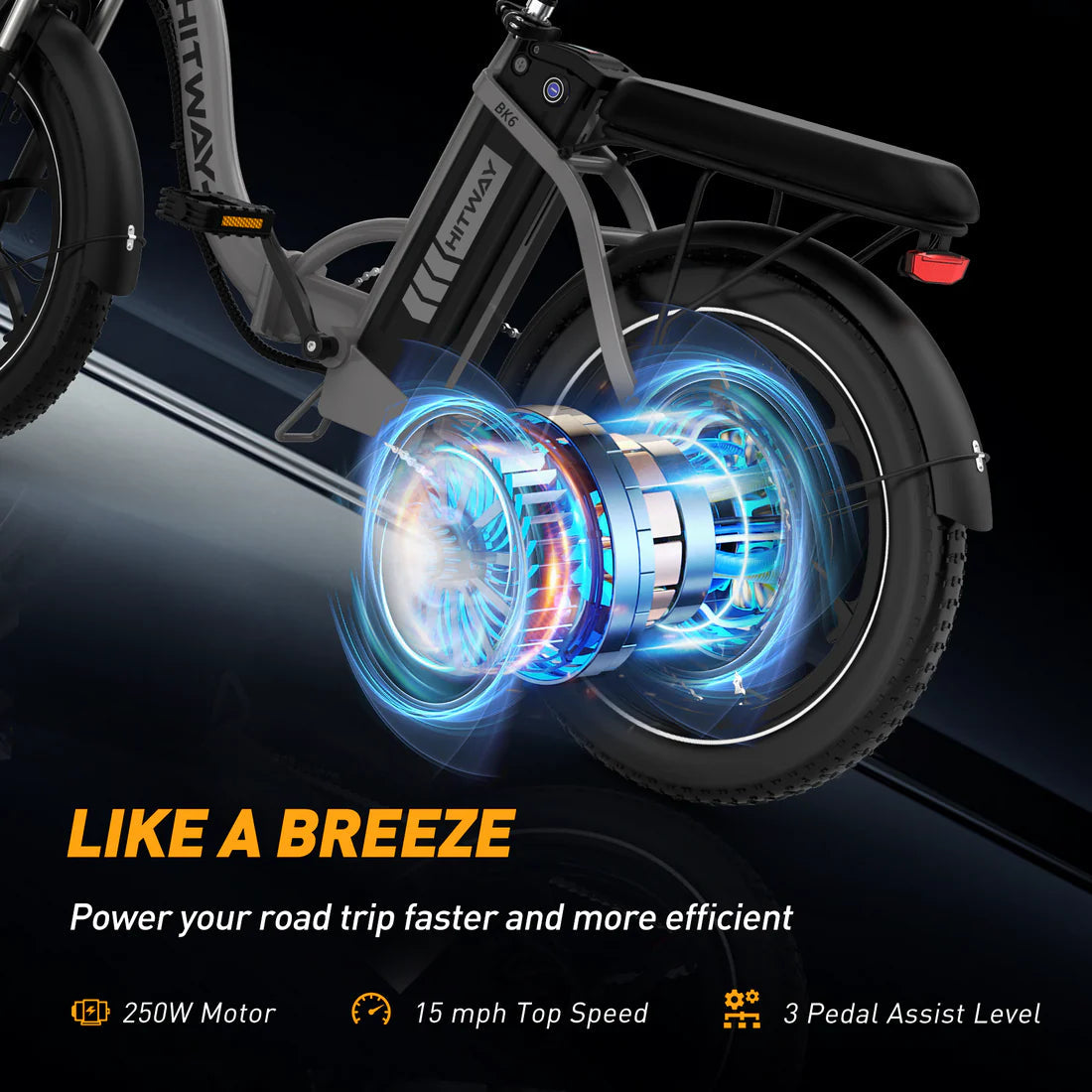 HITWAY BK6S Folding Electric BikeLift Up E-Bike£649.0HITWAY BK6S Folding Electric Bike