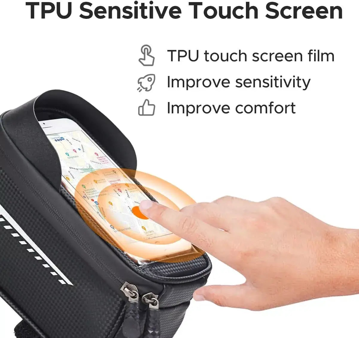 Storage Bag with TPU Touch-Screen WaterproofLift Up E-Bike£19.56